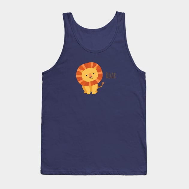 Cute lion Tank Top by hristartshop